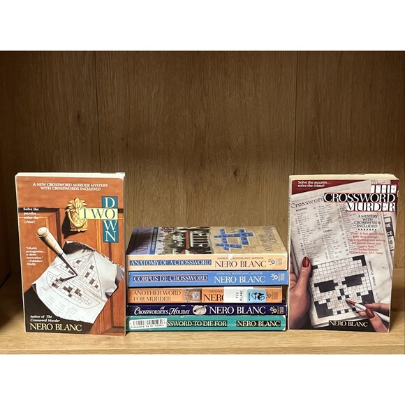 Nero Blanc Books Lot of 7 Crossword books - Picture 3 of 15